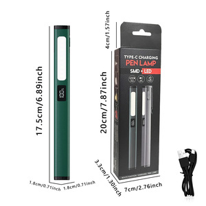 New TYPE-C Rechargeable Aluminum Doctor Nurse Penlight With Pupil Gauge UV Ultraviolet <b>LED</b> Medical Pen <b>Light</b> for Dentist WD-W08 - Product Image 3