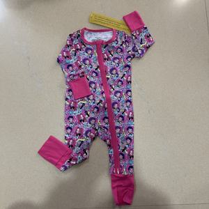 Mameluco de Bambú para Bebé Marca Tianze, Suave, con Cierre, >220gsm, Estampado Informal para Niños y Niñas, Venta al por Mayor - Product Image 2