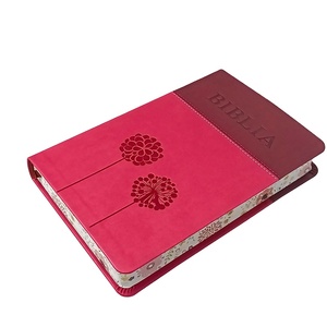 <span class=keywords><strong>Bible</strong></span> chrétienne religieuse multilingue en cuir PU, impression et marquage à chaud, vente en gros et sur mesure, <span class=keywords><strong>Bible</strong></span> KJV sacrée - Product Image 1