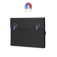 Étui pour tablette Microsoft Surface Pro 12 en cuir Laudtec, couleur unie, multi-angles, antichoc, coque arrière avec protection PBK296, vente en gros OEM/ODM/marque privée