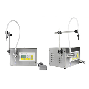 Machine de distribution de liquides semi-automatique G25A-1W avec pompe magnétique, dosage quantitatif par pesage pour huile, savon liquide, lait, aliments, bouteilles métalliques - Product Image 1