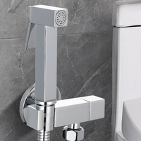 Meilleures ventes : Ensemble de pulvérisateur de bidet WC moderne en laiton écologique, mural, avec support de pommeau de douche horizontal, pour salle de bain, installation facile
