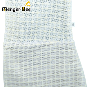 Guantes de apicultura de cuero de algodón blanco Guantes de seguridad para suministros de herramientas de Apicultura - Product Image 6