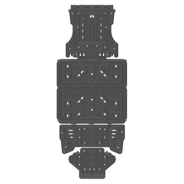 Plaque de patin en acier pour Zeekr X 2023-2024 5-PCS