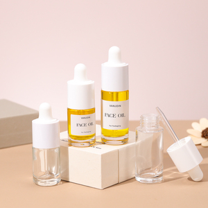 Chất lượng cao 20ml 30ml thủy tinh trong suốt Chai Xi lanh hình dạng tinh dầu Huyết thanh lọ cho chăm sóc da mỹ phẩm Hot Bán - Product Image 5