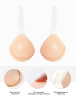 Soutien-Gorge Adhésif Sans Bretelles et Invisible en Silicone Non Tissé, Grande Taille, Sexy, Effet Push-Up Sans Couture, Idéal pour Poitrines Généreuses