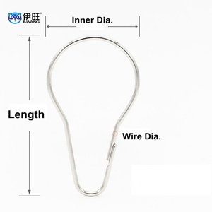 Ganchos Metálicos para Cortina de Ducha EWANG, Resistentes al Óxido, Clips para Colgar en la Ducha - Product Image 3