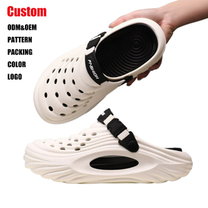 Sandalias de <span class=keywords><strong>playa</strong></span> casuales para hombre, de fábrica, de verano, de doble uso, tipo zueco, antideslizantes, deportivas, para exteriores, con plataforma, punta redonda, de EVA - Product Image 1
