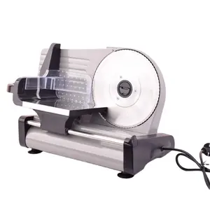 Tự động đông lạnh Slicer lưỡi thép không gỉ có thể điều chỉnh slicing Độ dày thịt hoàn toàn tự động Slicer máy cho thịt, pho mát