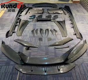 Runde, gran oferta, piezas de automóvil de fibra de carbono para BMW I8, Kits Aero de Berserker eléctrico modificado, labio delantero, labio trasero, faldas laterales de ajuste alto - Product Image 4