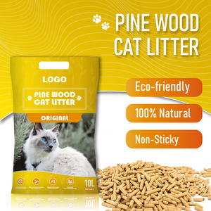 Großhandel Premium-Katzenstreu aus Kiefernholz, umweltfreundlich, spülbar, staubfrei, geruchskontrollierend, direkt ab Werk, Großpackung - Product Image 1