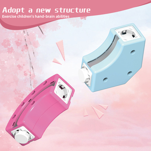 Nouveau train électrique 3D pour filles, circuit flexible rose, jouet de course, voiture éducative, rail magnétique, jouet de slot pour enfants - Product Image 4