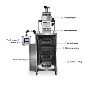 Automatic Multi lane Powder of Arabic Gum Stick Packing <b>Machine</b> Sachet Pouch Vitamin Collagen Powder Filling Packing <b>Machine</b> - Product Image 2