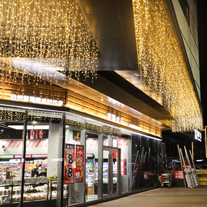 Đèn <span class=keywords><strong>Led</strong></span> Icicle Chuỗi Ánh Sáng Rèm Bar <span class=keywords><strong>Holiday</strong></span> Party Wedding Club Show Khách Sạn Sự Kiện Giáng Sinh - Product Image 4