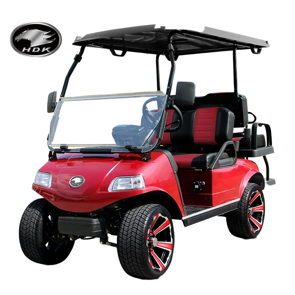 Coche todoterreno Buggy Mini coche eléctrico chasis eléctrico Golf Scooter carrito HDK EV 4 plazas carrito utilitario Off Road Club para adultos 48V