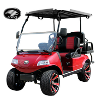 Voiturette de golf électrique 4 places, chariot utilitaire, moteur AC 48V, autonomie 30-50 km