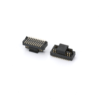 Connecteur BTB mâle/femelle, pas de 0,5 mm/0,8 mm, double fente, hauteur 4,0-8,5 mm, 8P-60P, connecteur d'alimentation pour carte SMT
