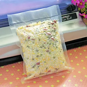 カスタム真空食品グレードシールバッグ印刷プラスチック包装マイラー冷凍チキンパック