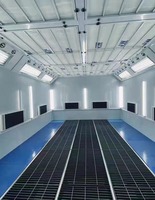 Cabine de peinture de luxe de grande taille 9m*4.5m*3m pour voitures/SUV/camions légers/bateaux – Atelier intérieur 30ft*14ft*9.8ft
