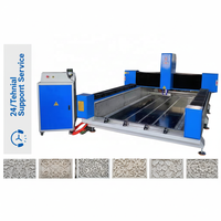 Machine de gravure et de découpe CNC pour carreaux de marbre 5,5 kW 380 V, longueur de coupe maximale 1500 mm, système de contrôle DSP, pompe et roulement