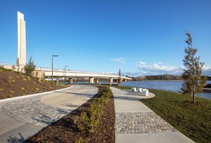 Tự nhiên màu be <span class=keywords><strong>Slate</strong></span> lưới được hỗ trợ vuông Cube <span class=keywords><strong>Mosaic</strong></span> Patio đá cuội pavers cho cảnh quan ngoài trời - Product Image 4