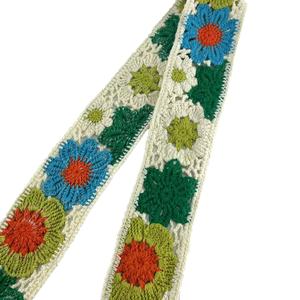 Produk baru buatan tangan berbagai rajutan katun pola renda bunga bordir untuk pakaian DIY Crochet pinggir renda simpai rambut - Product Image 6