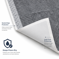 Tapis d'entraînement jetables pour chiots en charbon de bambou premium, super absorbants, anti-fuites, contrôle des odeurs, vente en gros OEM