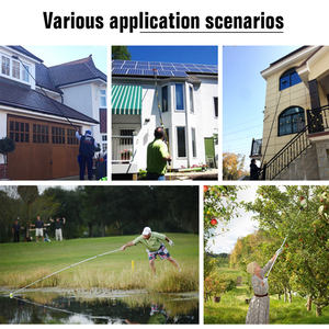 UPSILON 20Ft 4-delige Spin Lock telescopische hengel van carbon fiber met draadkop - Product Image 6