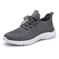 Chaussures de sport respirantes en maille Fly Knit, semelle EVA légère, chaussures de marche décontractées, chaussures de course en maille tendance pour l'extérieur