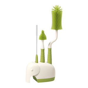 Juego de cepillos para biberones <span class=keywords><strong>Bepis</strong></span> específicos para recién nacidos con cepillo de silicona para tetinas, modelo 1G102, envasado en bolsa - Product Image 1