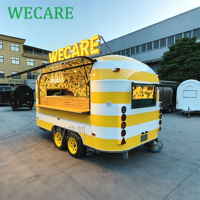 Wecare Vintage Koffiebakkerij Snelle Volledig Uitgeruste Concessie Foodtruck Mobiele Restaurantkeuken Aanhangwagen Bar Foodtrailer