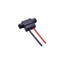 Verrouillage à vis Connecteur USB Type C Câble de charge Montage sur panneau Rallonge de câble USB C Jack