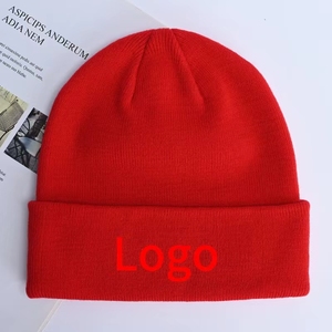 Chapeaux d'hiver en acrylique: en vrac personnalisé, bonnets tricotés avec pompon amovible et doublure en soie - Product Image 6