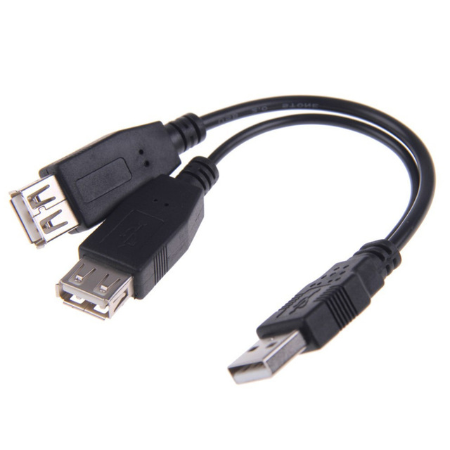 Newly 2 in 1 USB 2.0 Y Splitter data OTG Converter Camera Keyboard Mouse Adapter Cable usb type C Extension Cable Male to Female