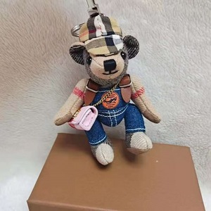 Oso <span class=keywords><strong>de</strong></span> peluche estilo cachemir a <span class=keywords><strong>cuadros</strong></span> con colgante <span class=keywords><strong>de</strong></span> abrigo, oso desnudo, llavero para coche, adorno para bolso <span class=keywords><strong>de</strong></span> pareja, unisex, juguete <span class=keywords><strong>de</strong></span> peluche - Product Image 3