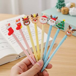 ปลอกดินสอซิลิโคน 3 มิติ ลายการ์ตูน สั่งทำได้ ขายส่ง ทนทาน ลายธีมคริสต์มาส สัตว์น่ารัก ดนตรี ของขวัญส่งเสริมการขาย - Product Image 2