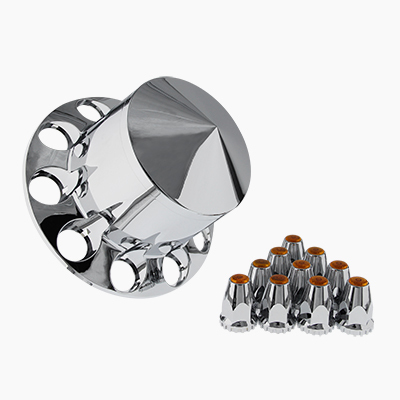 Tapas Para Tuercas De Rueda Cromadas – Pack De 20 Unidades, 22 Mm, ABS, Con Herramienta De Extracción