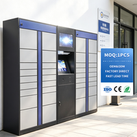 Casier de livraison intelligent en acier pour colis, solution du dernier kilomètre, armoire express intelligente extérieure