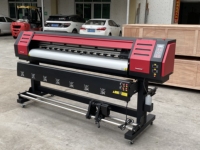 Imprimante jet d'encre grand format industrielle 1,6 m pour l'impression de bannières extérieures, autocollants en vinyle, papiers peints et toiles – Idéale pour les entreprises