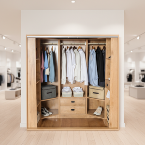 Gabinete de Almacenamiento de Acero con Estantes Ajustables para Materiales de Embalaje y Exhibición en Tiendas Minoristas - Product Image 1