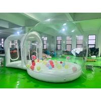 Tente bulle gonflable transparente QY Brand Factory, modèle flocon de neige, en PVC, 5x3x3M, pour aventure commerciale en extérieur – Vente chaude