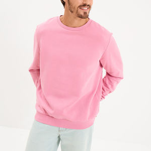 Sudadera Premium de Cuello Redondo 100% Algodón Terry para Hombre, Diseño Estampado, Bordado Personalizado, Tallas Grandes Incluidas, Estilo Casual de Primavera - Product Image 3
