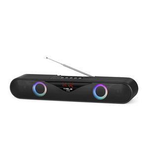 Barre de son OEM puissante 10 W avec <span class=keywords><strong>écran</strong></span> lumineux RGB, basses stéréo, haut-parleur portable sans fil Bluetooth, prise en charge USB/TF/FM, actif - Product Image 5
