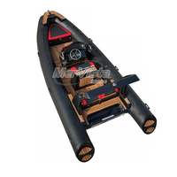 Europe Hypalon 11 Passagers Bateau semi-rigide à coque en V profond en fibre de verre RIB580 à vendre