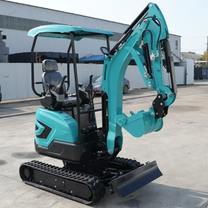 Pengiriman gratis Euro 5 hidrolik 1.8 Ton Mini penggali rumah Diesel Nol ekor penggali Mini pertanian semua medan Crawler tas kecil - Product Image 4