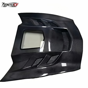Nuovo Cofano in Fibra di Carbonio di Alta Qualità Nero per Chevrolet <span class=keywords><strong>Corvette</strong></span> C7, Stile Trasparente Modificato, Tessitura 3K/6K/12K, Adattabilità Universale - Product Image 2