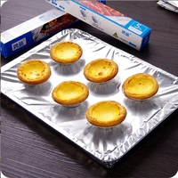 Rouleau de papier aluminium de qualité alimentaire pour feuille de cuisson BBQ Utilisation polyvalente dans la cuisine Papier aluminium imprimé