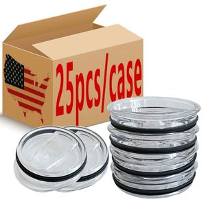 Tapas de Repuesto Estándar con Sistema Push Down y Deslizador a Prueba de Fugas para Vasos de 20 Onzas - Product Image 1