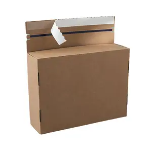 段ボールメーラーエクスプレスボックス頑丈な段ボール配送ボックスギフトメーリングビジネス用のセルフスティックジッパー包装ボックス