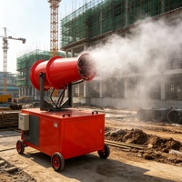 Canon à brouillard électrique entièrement automatique de 30 mètres pour la suppression de la poussière et la réduction de la saleté dans les carrières et la construction